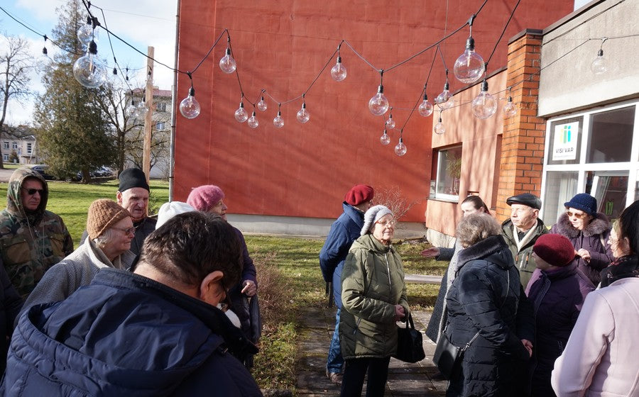 ŠODIEN, 27.02.2020. CIEMOS SOCIĀLAJĀ UZŅĒMUMA VEIKALĀ “VISI VAR” VIESOJĀS LATVIJAS NEREDZĪGO BIEDRĪBAS CILVĒKI
