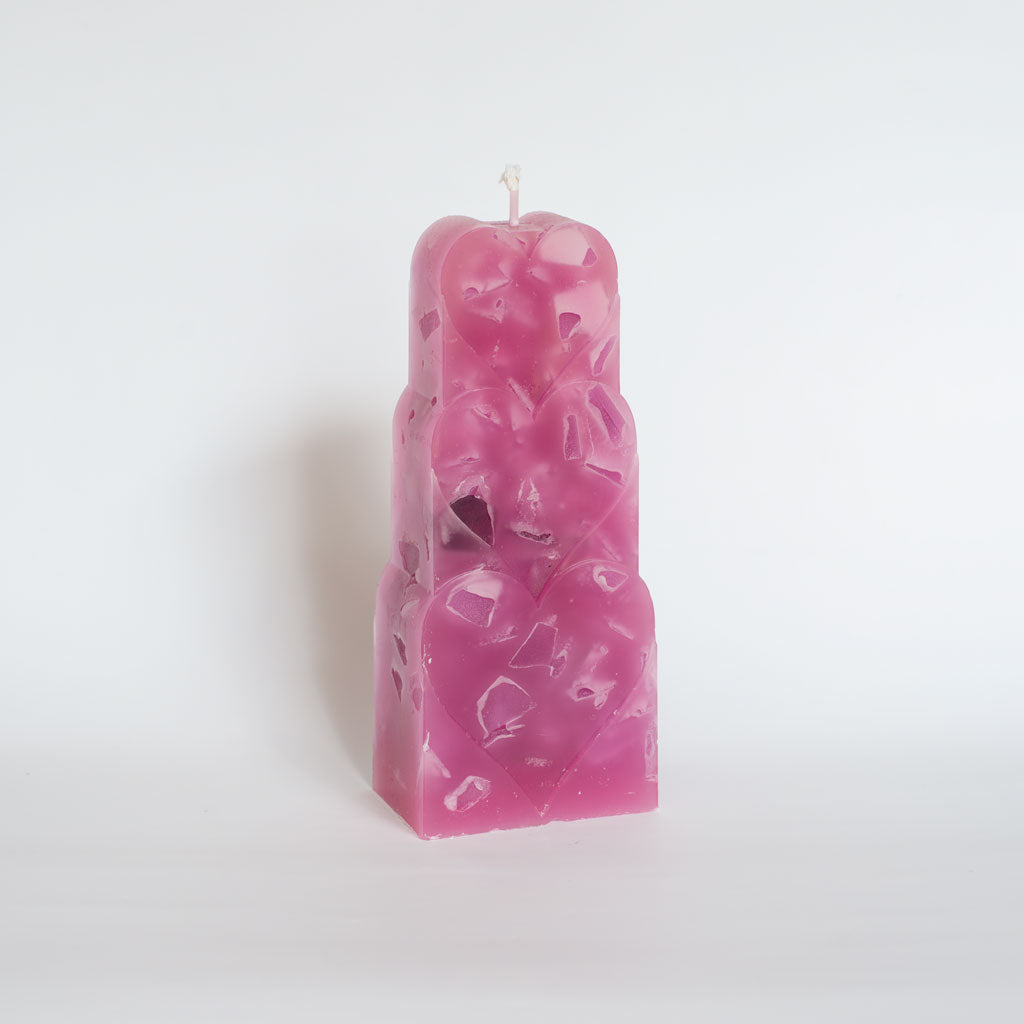 PYRAMID TYPE CANDLE ⌀ 7.5 X 18 CM